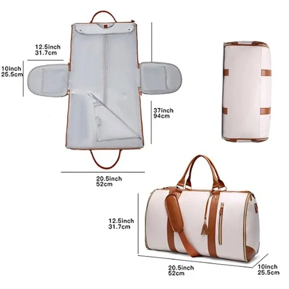 Luhxe Travel Bag 2.0 w/Roller | Snow - Picture 2 of 10